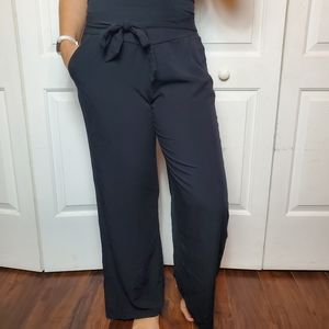 Guess Palazzo Pants with Tie Black